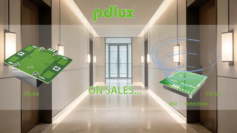 Мікрохвильові датчики руху PD-V9 і PD-V3