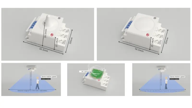 PDLUX запускає мікрохвильові датчики PD-MV1029A та PD-MV1029B 5,8 ГГц для інтелектуального внутрішнього освітлення