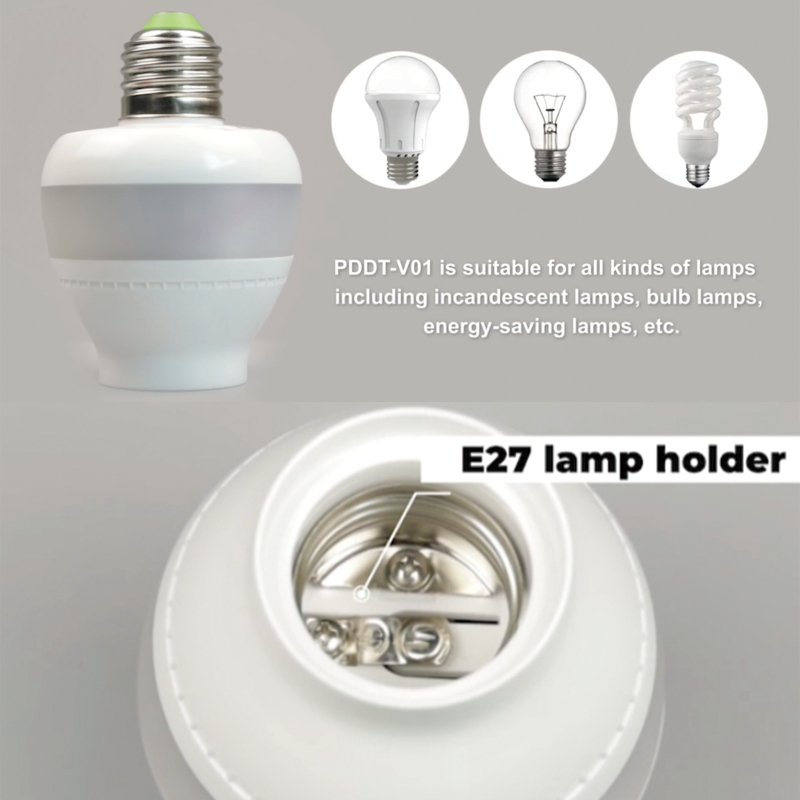 PDLux PDDT V01 5,8 ГГц мікрохвильовий датчик E27 Патрон лампи